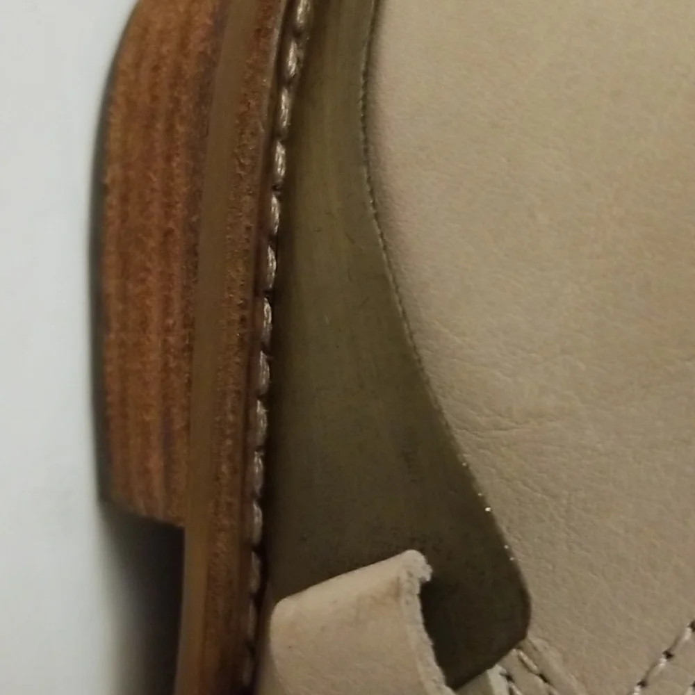 Matisse Beige Wrap Leather Ankle Boots